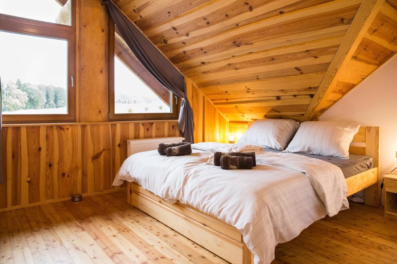 Вилла Luxusni Srub Az 24 Luzek - Sruby-Lipno Фримбурк Экстерьер фото